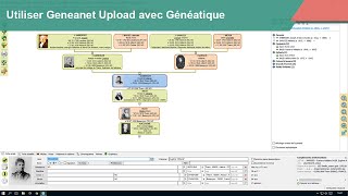 Utiliser Geneanet Upload avec Geneatique [upl. by Eilraep]