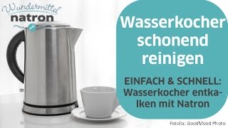 Wasserkocher entkalken und schonend reinigen [upl. by Monafo]