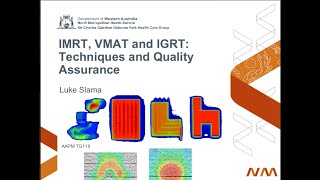 VMAT IMRT amp IGRT  Techniques and Quality Assurance [upl. by Rozelle376]