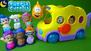 Bubble Guppies Toys Swimsational School Bus amp Check Up Center Gil Molly Goby Oona Bubble Puppy Toys [upl. by Eden71]