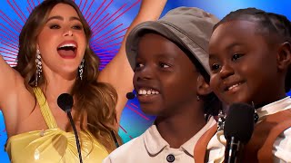 5 CUTEST Kids Audition for Americas Got Talent 2024 [upl. by Adnorrahs]