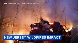 Deadly wildfire at border of New Jersey and New York grows to 5000 acres [upl. by Grossman]