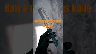 The process of making a damascus knife [upl. by Artaed]