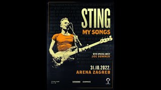 Sting  My Songs Tour  Live in Arena Zagreb 31102022  Finale [upl. by Nosreip]