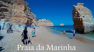 ALGARVE Praia da Marinha beach Portugal [upl. by Eelan]