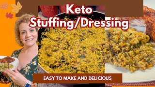 Keto StuffingDressing  Great for Thanksgiving Holiday or Just Because [upl. by Alexandros]