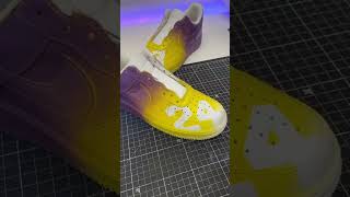 Kobe Bryant custom AF1 nike customairforce1 custom af1customs sneakers af1 airforce af1s [upl. by Ymrots]