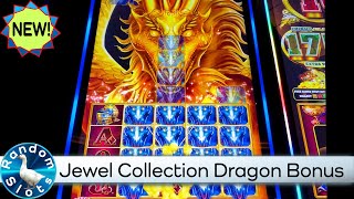 Jewel Collection Dragon Slot Machine Bonus [upl. by Iznek]