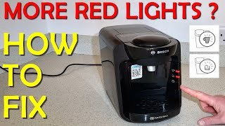 Tassimo Suny Red Light Symbols  How to Fix  Cup Water Descale [upl. by Yesdnik374]