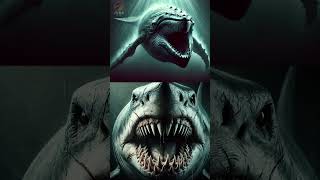 Megalodon vs Anomalocaris octopus Basilosaurus great white shark Dakosaurus whale Tylosaurus [upl. by Edy]