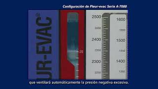 Video de configuración del sistema de drenaje torácico de la unidad Pleurevac™ A7000 [upl. by Atinek]