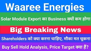 waaree energies share latest news waaree energies today news waaree energies price target analysis [upl. by Conyers685]