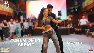 CREME DE LA CREME  MAYINBITO  ANTONI Y BELEN  Bachata Fusion en Madrid [upl. by Let]