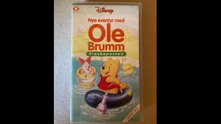 Disney VHS reklamer fra Nye eventyr med Ole Brumm Flaskeposten Norsk versjon [upl. by Gnort989]