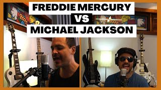 Freddie Mercury Vs Michael Jackson freddiemercury michaeljackson bohemianrhapsody billiejean [upl. by Jempty262]