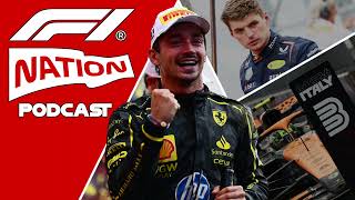 How Ferrari  Leclerc Outwitted McLaren At Monza  2024 Italian GP Review  F1 Nation Podcast [upl. by Bekki]