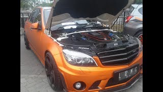 Modification Mercedes W204 C63 AMG Simple Sporty Body Kit [upl. by Mukund]