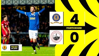 HIGHLIGHTS  Rangers 40 Stirling Albion  Alex Lowry stars on debut in Scottish Cup [upl. by Egag]