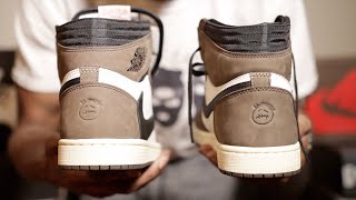 Are these the Worst Travis Scott Air Jordan 1 Kickwho vs Kickze comparison review [upl. by Attekahs]