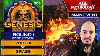 GENESIS Retold 15000 AOM Event  VortiX vs Grass  Upper Bracket Round 1 [upl. by Alya967]