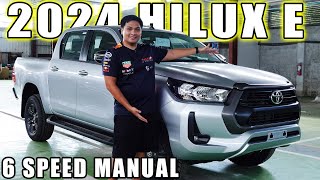 2024 Toyota Hilux E manual  New Upgrades Walk around tour tayo [upl. by Ahseikal]