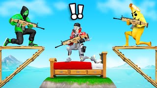 Playing BED WARS VS Jelly and Crainer In Fortnite [upl. by Pacifica337]