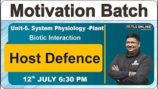 Motivation Batch I CSIR NET June24  Unit 6 I Biotic Interaction Host Defence I Ashish Kr Dwivedi [upl. by Fairley]