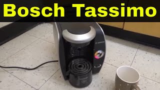 How To Use A Bosch Tassimo Coffee MakerFull Tutorial [upl. by Lonee]