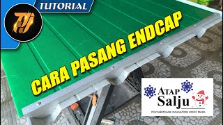 Cara pasang endcap pada ujung atap salju [upl. by Reinar512]