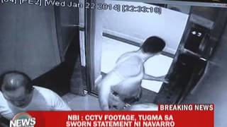 BREAKING NEWS  NBI presents CCTV footage to Media from Deniece Cornejos condo [upl. by Gnivri831]