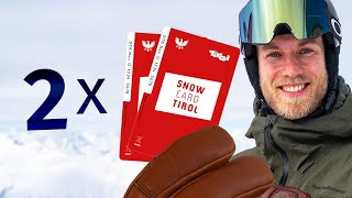 Gewinne 2x SnowCardTirol Kostenlos Skifahren [upl. by Leoline]