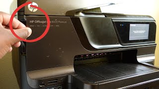 How to Replace Ink Cartridge in HP Officejet Pro 8600 Printers [upl. by Aikan542]