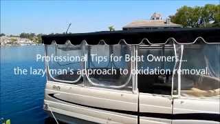 Fiberglass Boat Restoration Tips Basic tips for beginners and the lazy mans approach [upl. by Zampardi823]