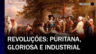 Revoluções Puritana Gloriosa e Industrial  História  Felipe Neves [upl. by Dayir646]