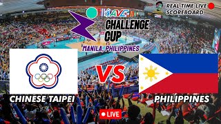 🔴LIVE CHINESE TAIPEI VS PHILIPPINES AVC CHALLENGE CUP 2024 FOR WOMEN 05262024 [upl. by Edmee]