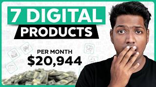 7 Digital Product Ideas Using AI to Make Passive Income 💰20944Month [upl. by Ativak]