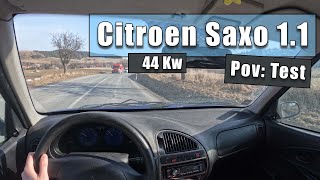 Citroen Saxo 11 Review POV Test Drive [upl. by Linc]