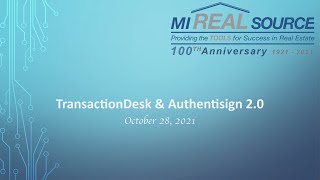 TransactionDesk amp Authentisign 20 10 28 21 [upl. by Pesek]