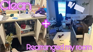 CLEAN amp REARRANGE MY ROOM WITH ME WITH SLIGHT ASMR [upl. by Ennaira]