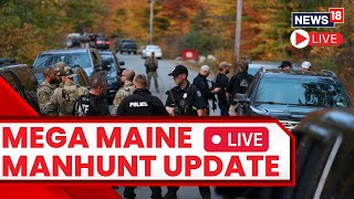 Lewiston Maine Shooting 2023 LIVE  Massive Manhunt For Maine Shooter Live  US News  N18L [upl. by Hajar]