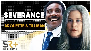 Patricia Arquette amp Tramell Tillman Interview Severance [upl. by Arihsat]