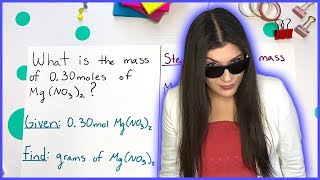 Converting Grams to Moles Using Molar Mass  How to Pass Chemistry [upl. by Partan]