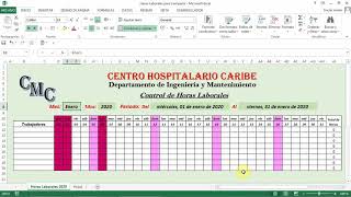 🕒 Como Elaborar un Control de Horas Laborales en Excel 🥇 [upl. by Norry]