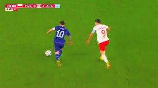 The day Lionel Messi got his revenge on Lewandowski  World Cup 2022 Argentina vs Poland [upl. by Airbmac]