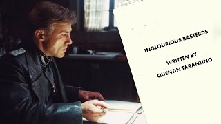 Inglourious Basterds Beginning Scene  From Script to Screen [upl. by Vadnee95]