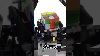 LEGO Technic Car 42160 solves a Rubiks Cube [upl. by Harrak]