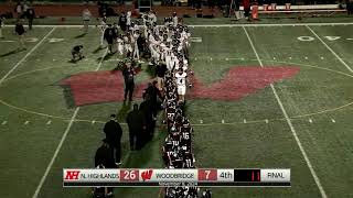 Varsity Football Playoffs Woodbridge vs Northern Highlands  November 8 2024 [upl. by Ennaegroeg]