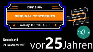 Original Yesterhits Top Ten Germany vor 25 Jahren [upl. by Mile709]