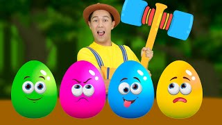 Surprise Eggs Kids Songs  TigiBoo  Nursery Rhymes [upl. by Corissa]