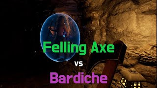 Felling axe VS Bardiche  Dark and Darker Barbarian solo [upl. by Farrah]